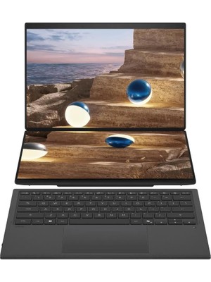 Asus Zenbook Duo OLED UX8407 3.nesil Core Ultra X9 388H-32GB-2TB SSD-14INC-W
