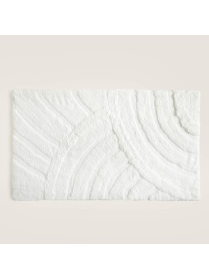 Chakra Norma Bambu Paspas 70X130 cm Beyaz