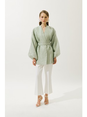 Jakar Organze Kimono Mint