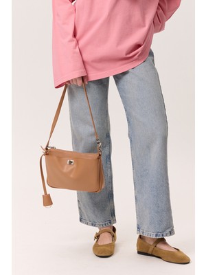 Arte Mini Baget Çanta Camel