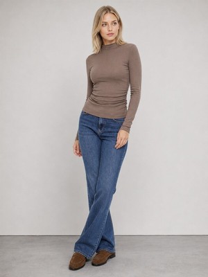 Loft Slim Fit Kadın Bluz U.kol