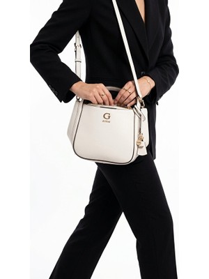 Guess Kadın Çanta Beyaz Kova Model El Çantası