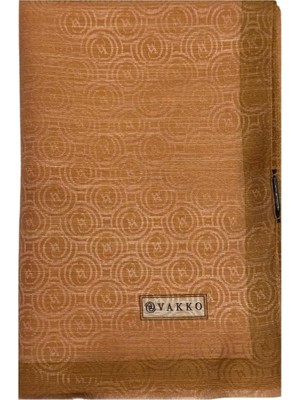 Vakko Helezon  Pamuk İpek Şal 41728-Koyu Somon