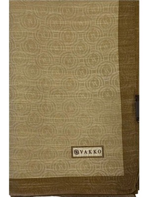 Vakko Helezon  Pamuk İpek Şal 41728-Bej
