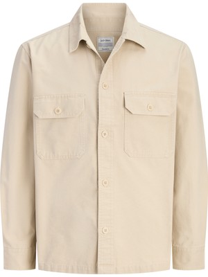 Jack & Jones Erkek Relaxed Fit Gömlek Yaka Overshirt - Colton
