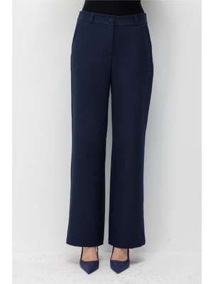 Mizalle Basic Double Klasik Lacivert Pantolon