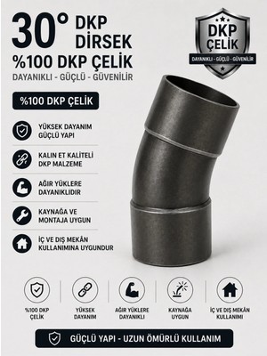Onurbüküm 30 Derece 51LIK Dkp Demir Şişme / Geçme Dirsek