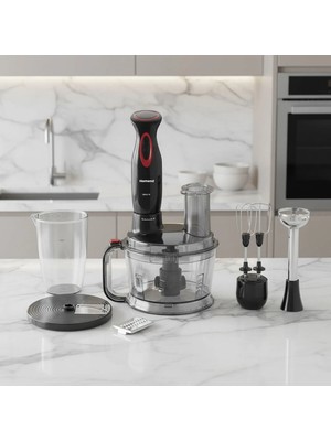 Homend Functionall 2851H Mutfak Robotu 2000 Watt Güç, 1,5 Litre Kapasite ve Çoklu Fonksiyonlar