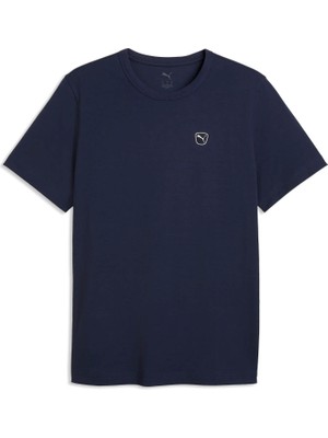 Puma Erkek Lacivert Puma Ess Elevated Tee Lacivert Erkek T-Shirt