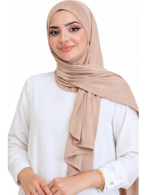Modish Group Penye Boyun Kapamalı Şal Başörtü Hazır Giyim Turban Esnek Jersey Şal
