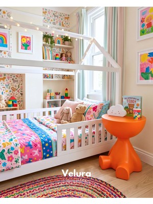 Velura Home & Living Tedy Yan Sehpa & Ayıcık Zigon Sehpa & Pinterest Sehpa Modeli - Turuncu