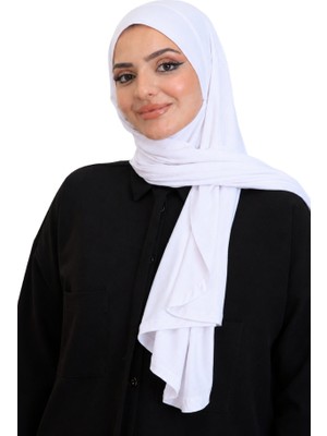 Modish Group Penye Boyun Kapamalı Şal Başörtü Hazır Giyim Turban Esnek Jersey Şal