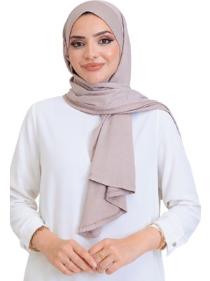 Modish Group Penye Boyun Kapamalı Şal Başörtü Hazır Giyim Turban Esnek Jersey Şal