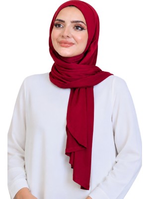 Modish Group Penye Boyun Kapamalı Şal Başörtü Hazır Giyim Turban Esnek Jersey Şal
