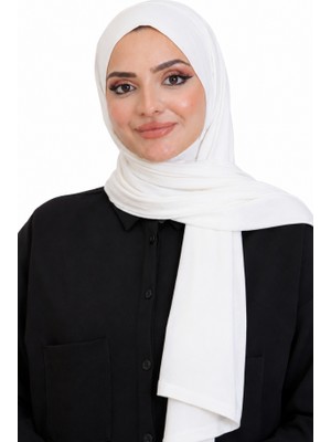 Modish Group Penye Boyun Kapamalı Şal Başörtü Hazır Giyim Turban Esnek Jersey Şal