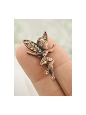 Stoneage Tinker Bell Broş - Sarı -
