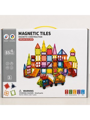 SH40762 85 Parça Magnet Stan. Seri Renkli Blok
