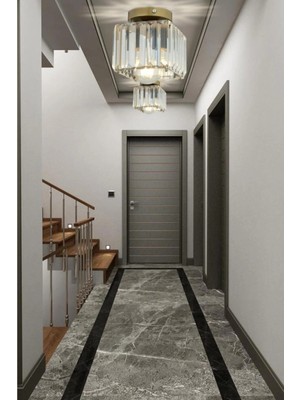 St. Morritz Plafonyer Tavan Eskitme K-10 Kristal Taşlı Avize