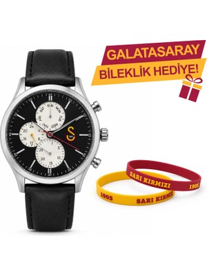 Galatasaray Lisanslı Kol Saati U13858 Gs Bileklik Hediyeli