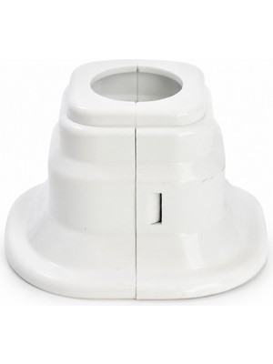 FKN Beyaz Kare Plastik Havlupan Radyatör 2 cm Boru Gizleme Kapama Aparatı 6,5 cm