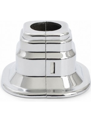 FKN Krom Kare Plastik Havlupan Radyatör 2 cm Boru Gizleme Kapama Aparatı 6,5 cm