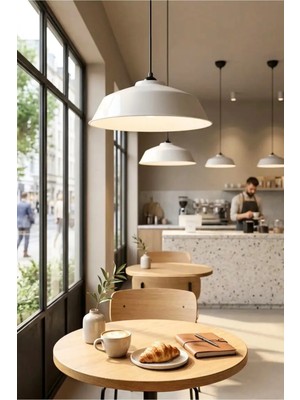 St. Morritz Country Iskandinav Tarz Metal Sarkıt 36 cm Cafe Restoran