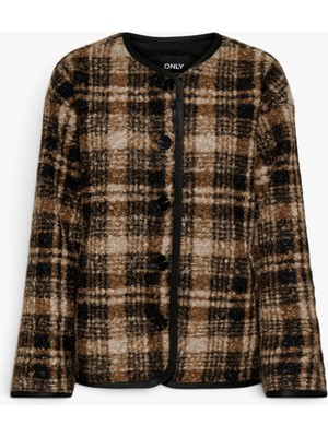 Only Onlannı Boucle Jacket cc Otw Kadın Kahverengi Mont - 15373564