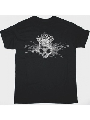 Tarzsokak Cock Sparrer Classıc Wıngs Logo New Black T Shırt Ön Baskılı