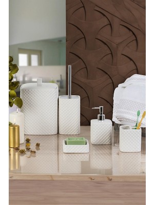 St. Morritz Vivyen 5'li Banyo Seti - Bej