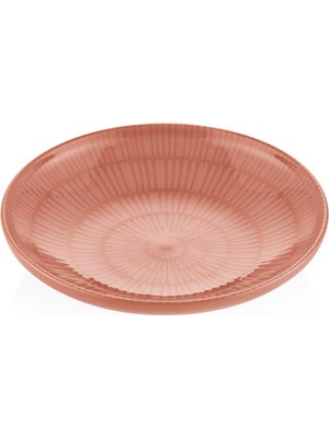 TeknoKapsül The Mia Noon Yemek Tabağı 6lı Somon 20 cm