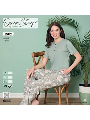 Poleren Modal Pijama Takımı L Beden