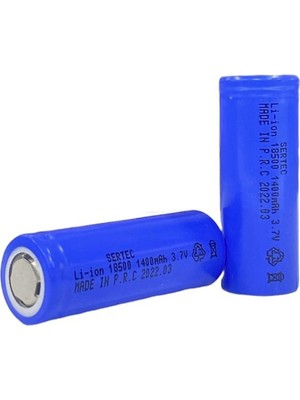 Skygo 3.7V Li-Ion 18500 1500 Mah 1c Şarjlı Pil