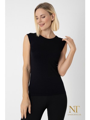 NT Underwear Kadın Bambu Sıfır Kol Body – Gün Boyu Doğal Konfor