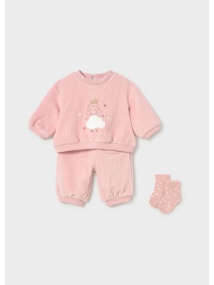 Mayoral 2654 Rosa Baby Çoraplı Eşofman Takımı