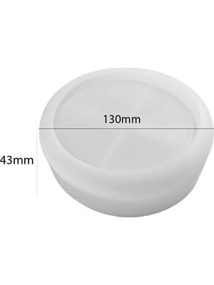 Silabor Silikon Mum Kalıbı Yuvarlak Kase Tasarım – 184 Mm, 750 Ml, Dıy Dekoratif Mum Yapım Kalıbı 130MM 43MM 1 Adet