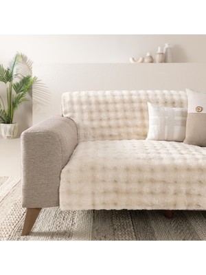 Dormy Home Bendt Koltuk Örtüsü - Ekru