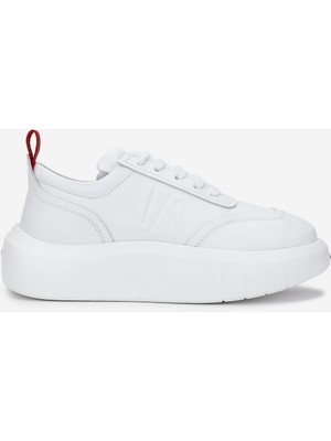 Valmenti Erkek Hakiki Deri Beyaz Sneakers & Spor Ayakkabı 1163 19551 Erk Ayk SK26-27 Beyaz