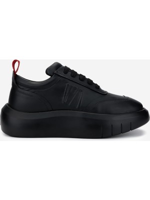 Valmenti Erkek Hakiki Deri Siyah Sneakers & Spor Ayakkabı 1163 19551 Erk Ayk SK26-27 Sıyah
