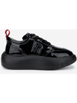 Valmenti Erkek Hakiki Deri Siyah Rugan Sneakers & Spor Ayakkabı 1163 19551 Erk Ayk SK26-27 Sıyah Rgn