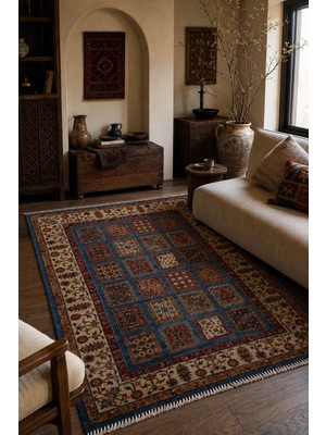 Naar Shb Afgan Orjin El Dokuma Yün Halı 152X200