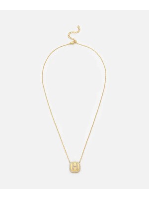 İpekyol Strass taşlı H harfi kolye IW6260051010265