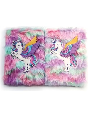 Ttt Unicorn Tasarımlı Peluş Hatıra Defteri