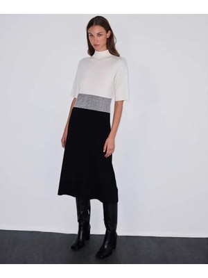 İpekyol Colorblock Triko Elbise IW6260002213018