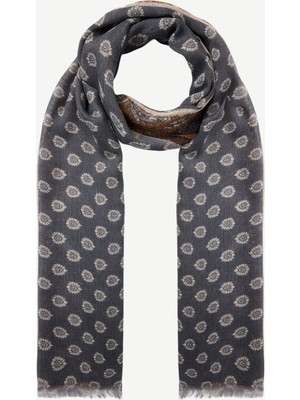 Yargıcı Karışık Desenli Yün Şal