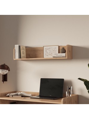 Bimossa X2150 Daffy Duvar Rafı Sepet - 94 cm Geniş, 24 cm Derin ve Yuvarlatılmış Köşeli
