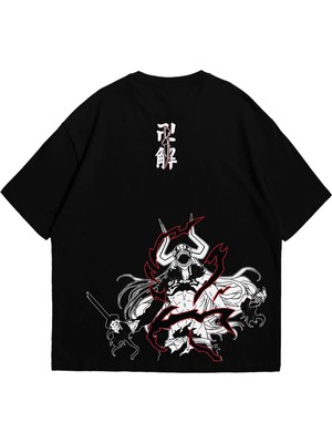 Brutal Dept. Bleach Ichigo Vasto Lorde Baskılı Oversize Unisex Anime Tişört