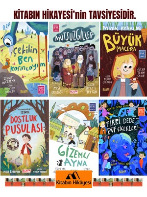 Gülce Kitap 2-3. Sınıf- Çekilin Ben Karıncayım, Gizemli Ayna, Taşı Eriten Iyilik, Fikri Dede ve Püf Çiçekleri, Mutsuzgiller, Minik Ayaklar Büyük Macera(6kitap)