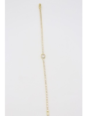 Suda İthalat Vıp Bileklik 14 K-17284 (19cm)