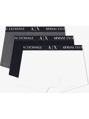 Armani Exchange Erkek Siyah / Beyaz Boxer