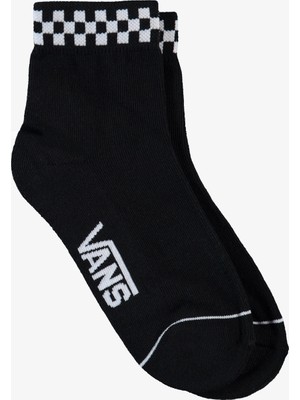 Vans Peek-A-Check Crew 6.5-10 1pk Kadın Siyah Çorap